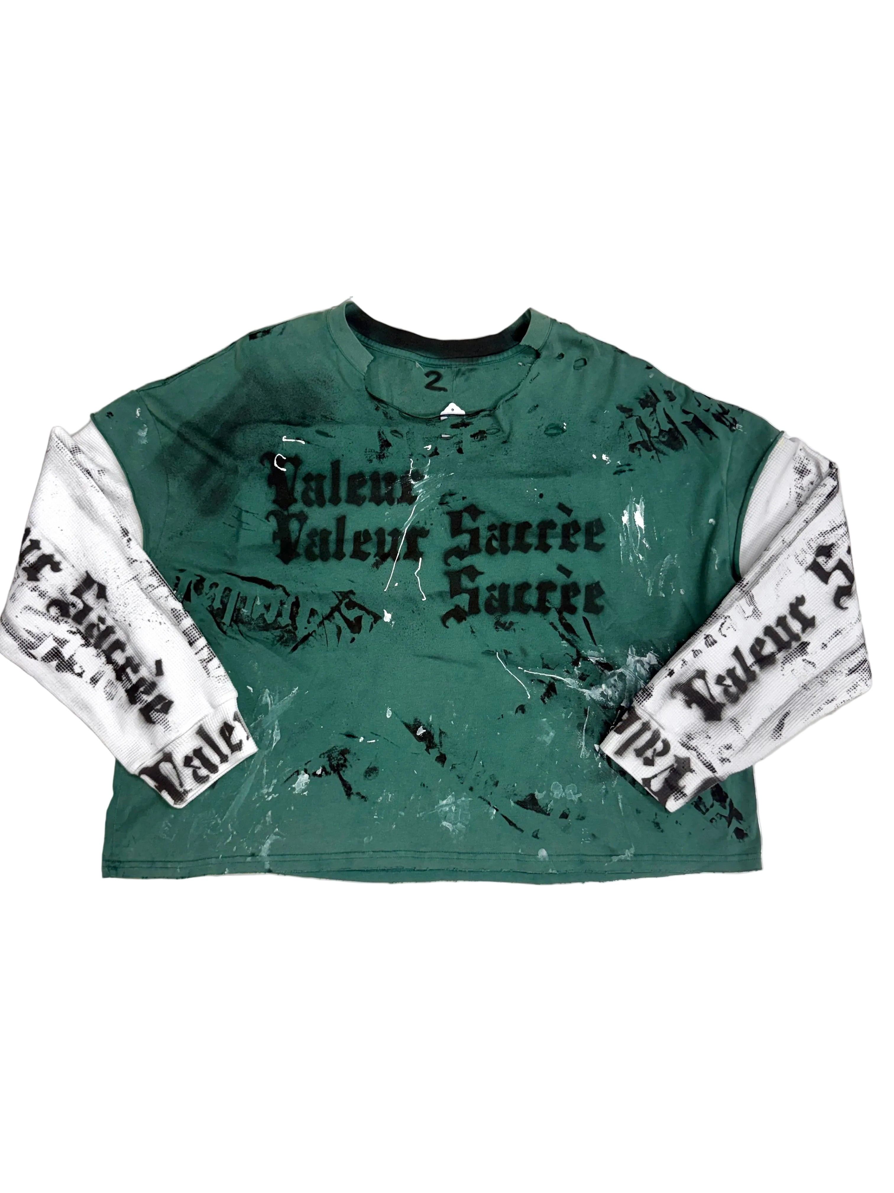 GREEN GRAFFITI TEE