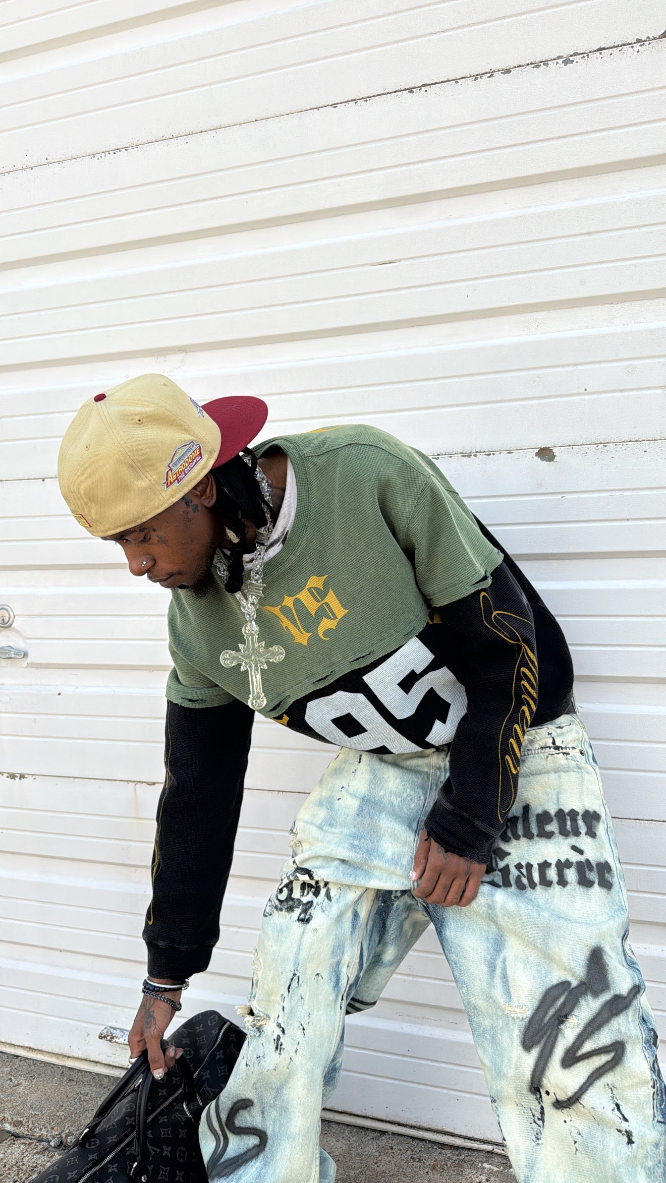 m*n様 stein OVERSIZE WAFFLE KNIT st.540 OVERSIZED WAFFLE KNIT TEE