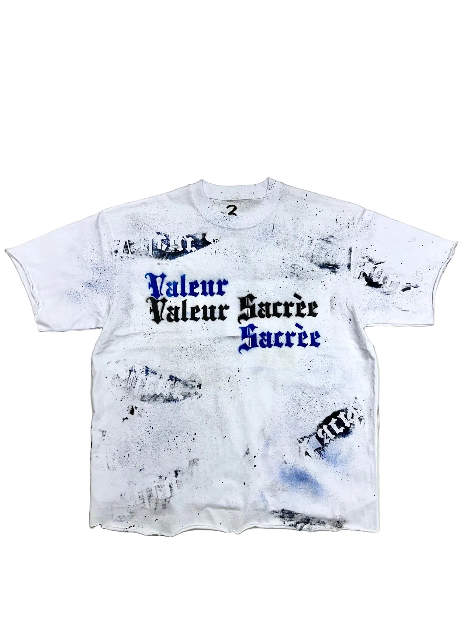 GRAFFITI TEE BLUE