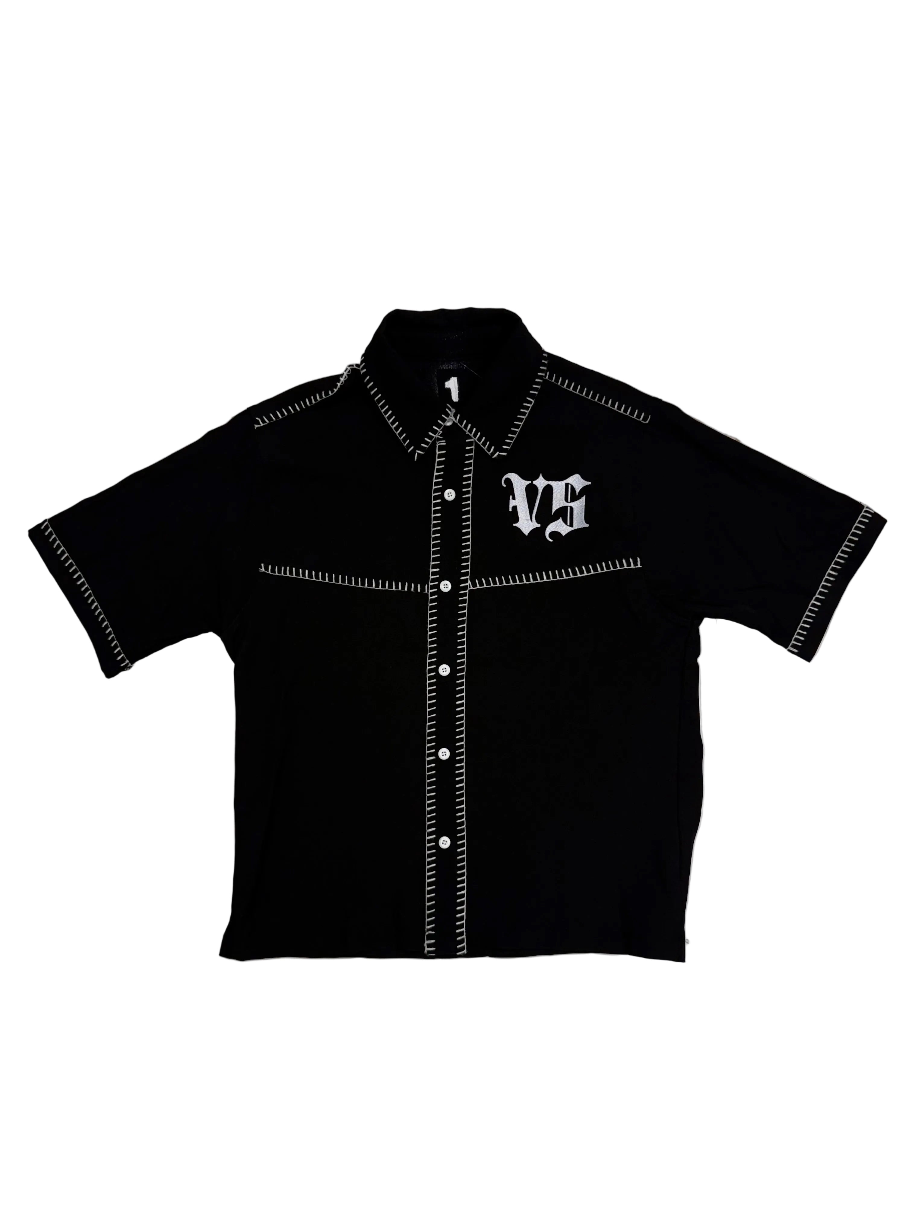 KNIT COLLAR TEE
