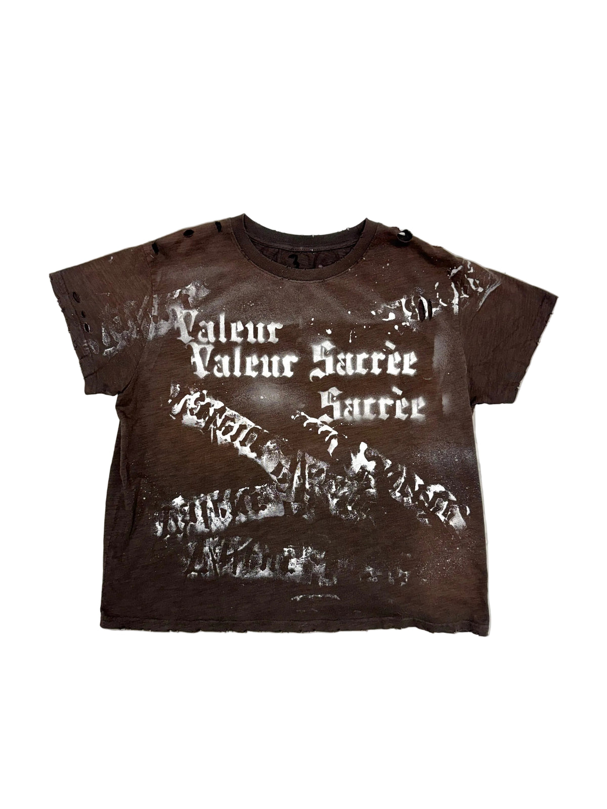 BROWN GRAFFITI TEE
