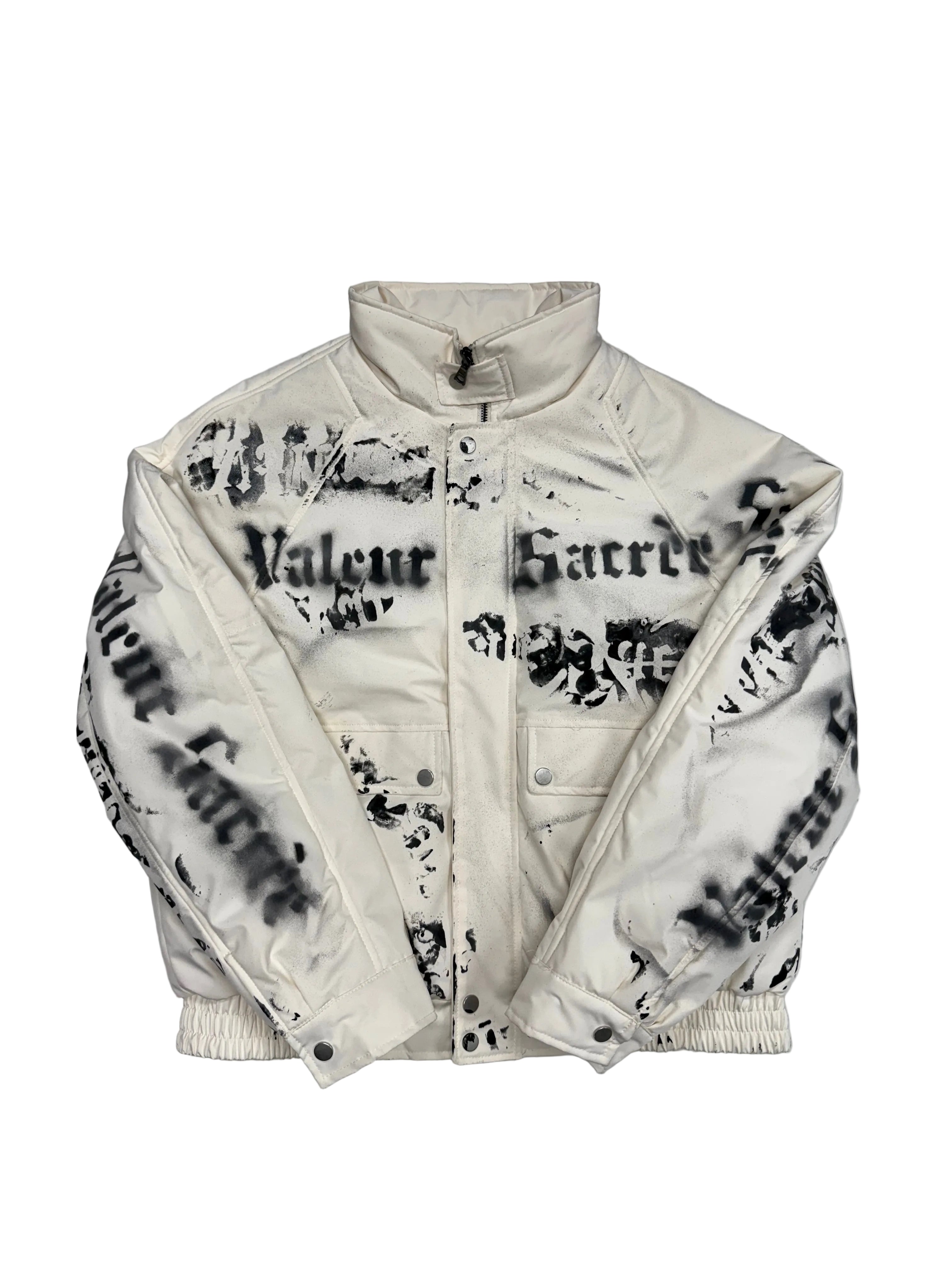 Graffiti Puffer Jacket