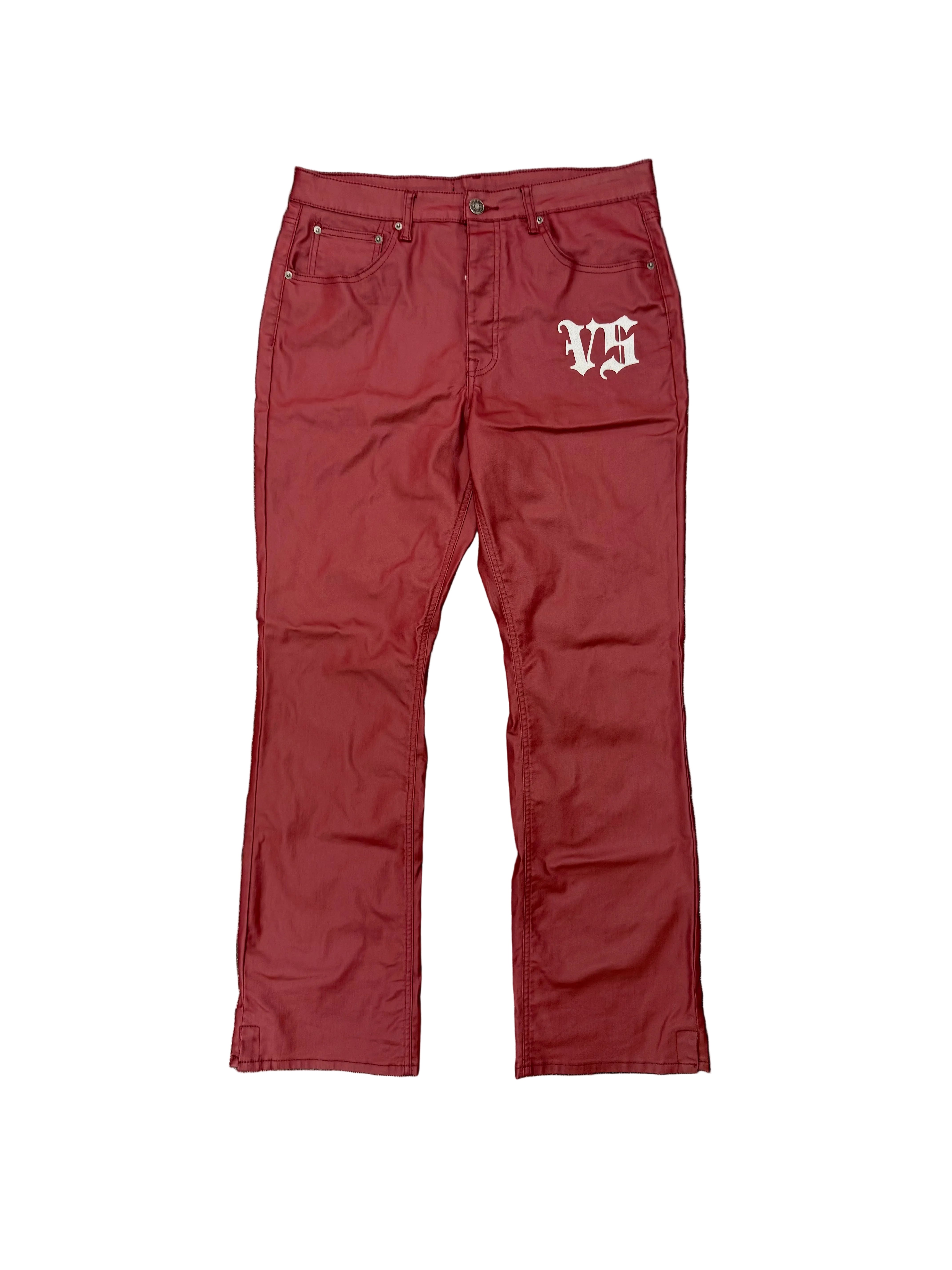 WAX DENIM PANTS