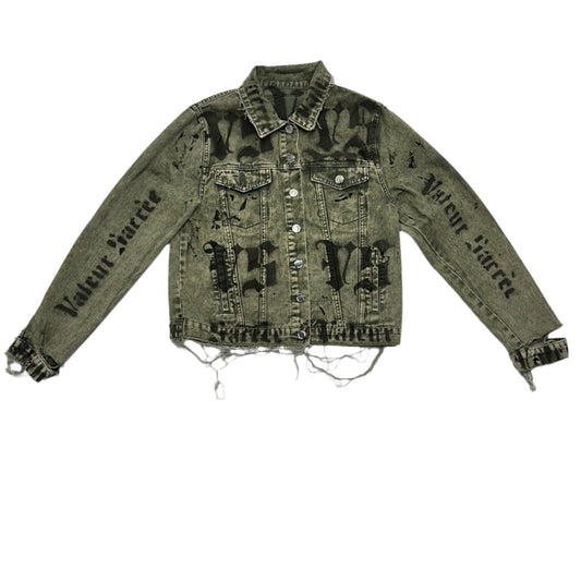 VS DENNIM CROP JACKET WOMENS