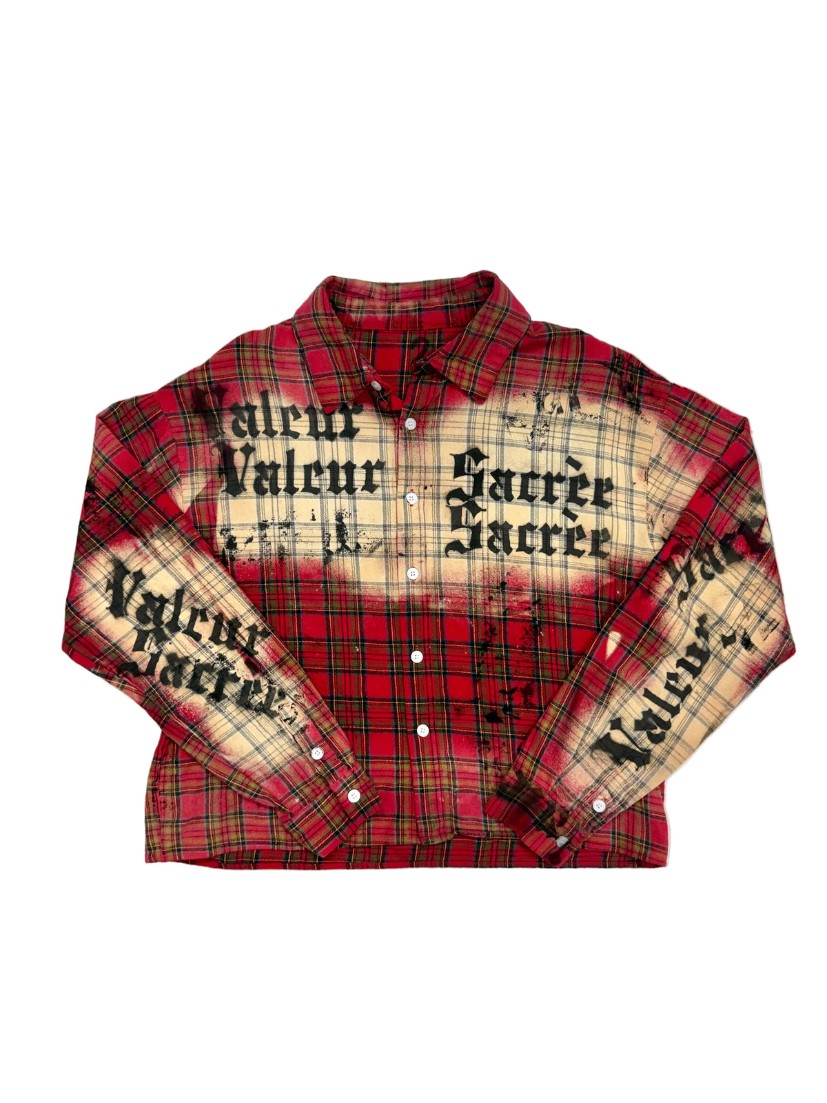 RED GRAFFITI FLANNEL