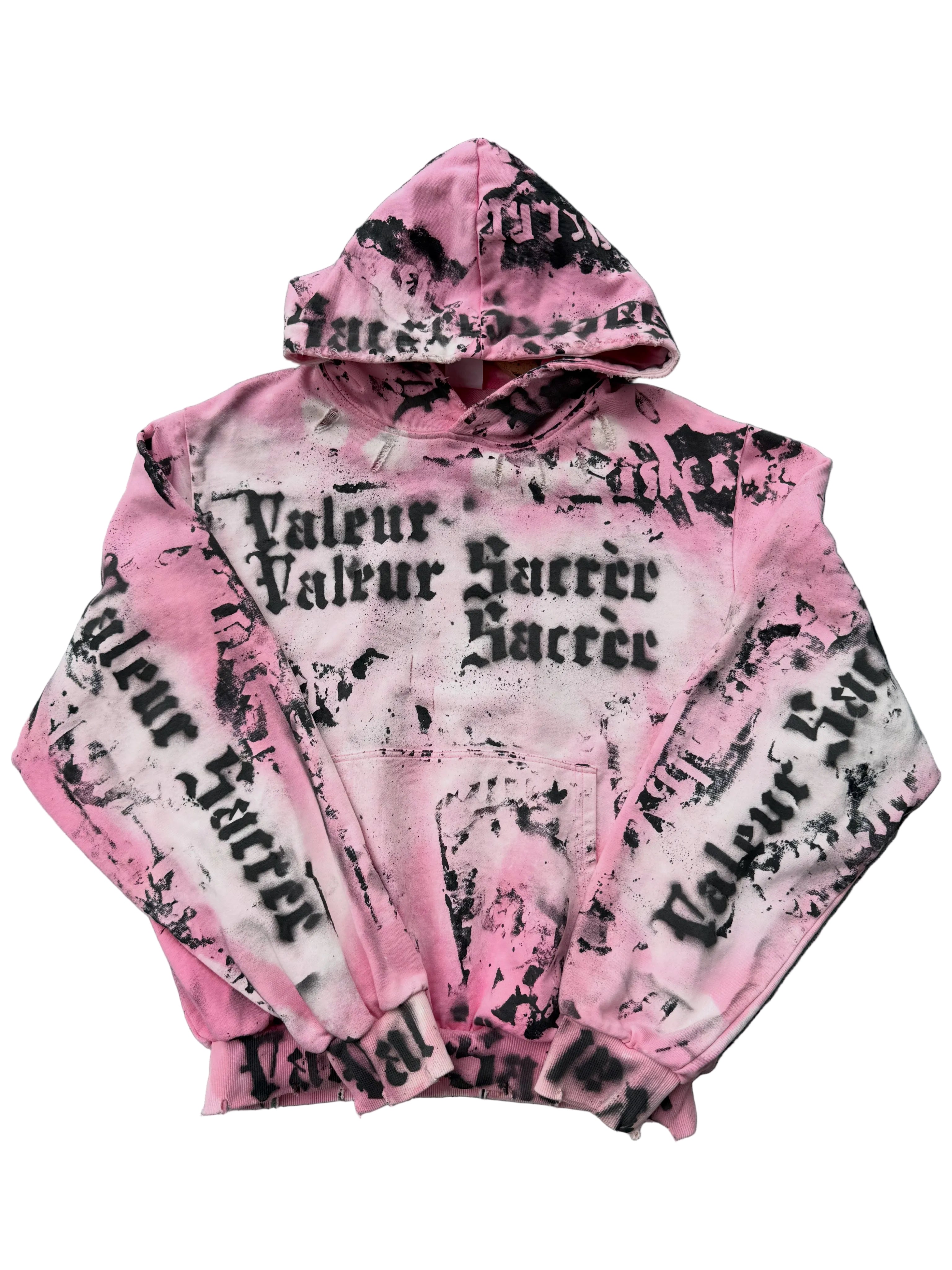 PINK GRAFFITI HOODIE